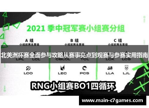 北美洲杯赛全面参与攻略从赛事亮点到观赛与参赛实用指南 北美洲杯赛全面参与攻略从赛事亮点到观赛与参赛实用指南